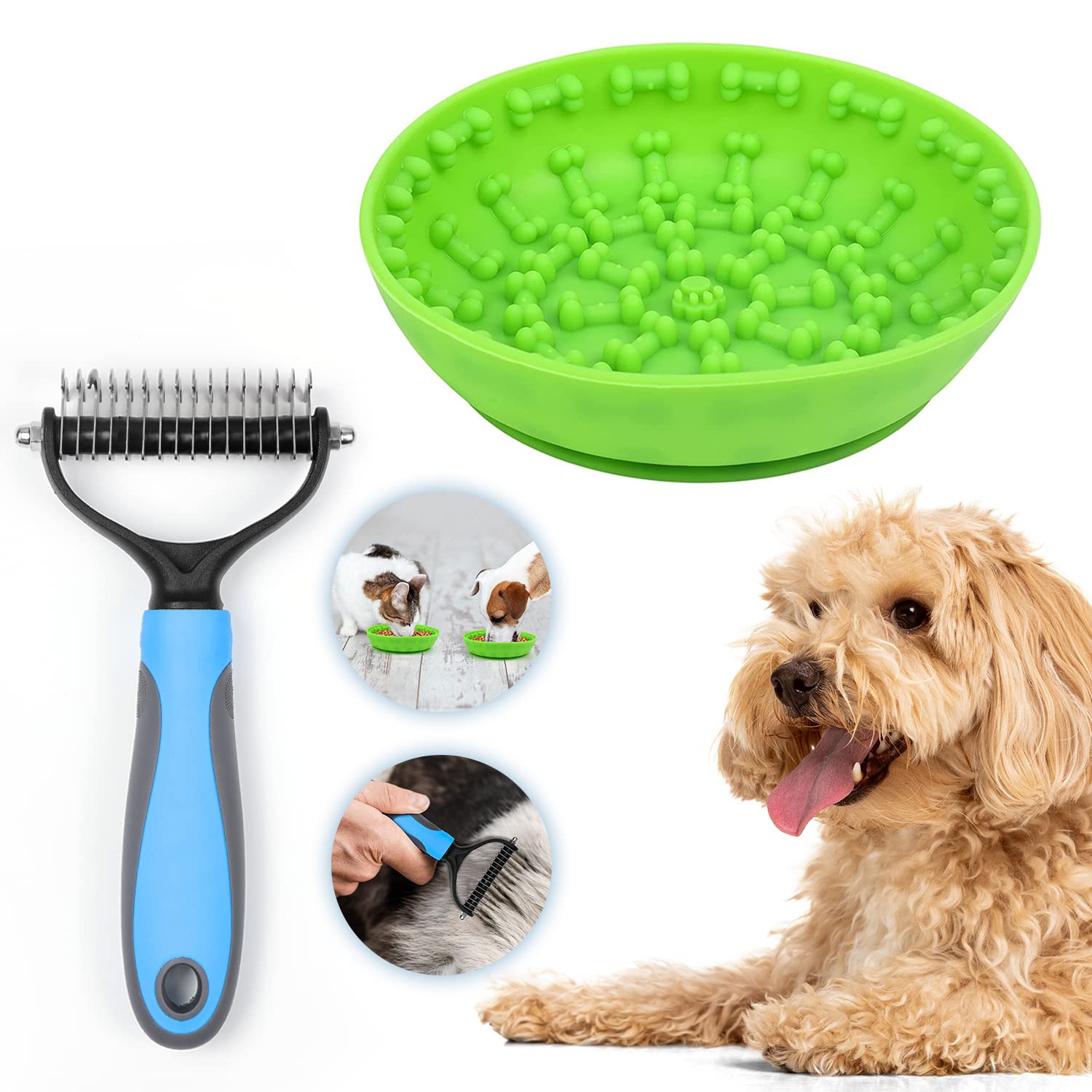 See full amazon price history chart for ABOUT SPACE Dog Comb and Dog Licking Bowl - Dog Accessories Combo with Dog Dematting Comb for Grooming & Dog Licking Bowl for Slow Feeding for Dogs,Puppy,Cat & Kitten - Pet Accessories Combo-Pack of 2 ABOUT SPACE Dog Comb and Dog Licking Bowl - Dog Accessories Combo with Dog Dematting Comb for Grooming & Dog Licking Bowl for Slow Feeding for Dogs,Puppy,Cat & Kitten - Pet Accessories Combo-Pack of 2 (B0BTYTVFQD) Amazon Price History, Amazon Price Tracker