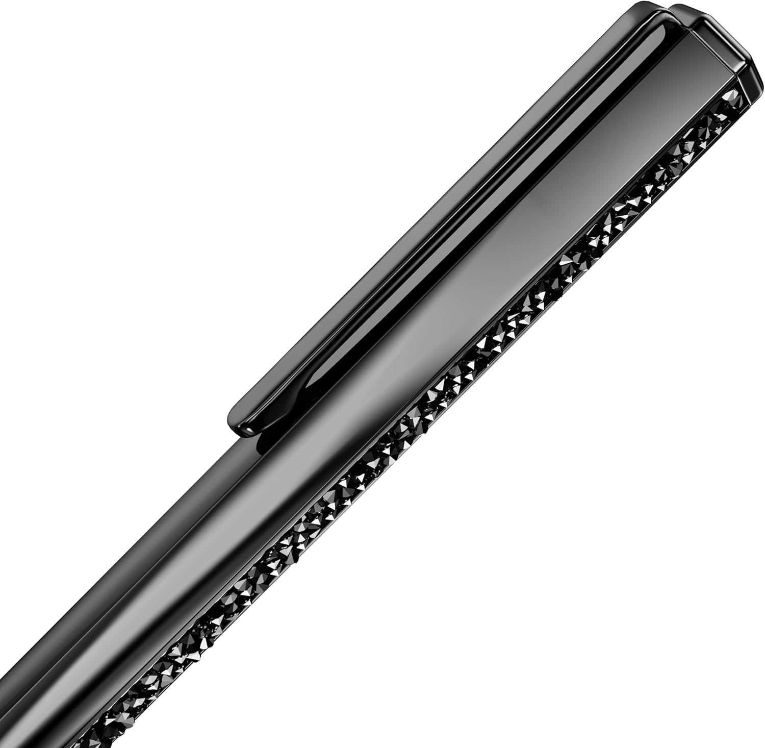 Swarovski Crystal Shimmer Ballpoint Pen, Black, Black Lacquer