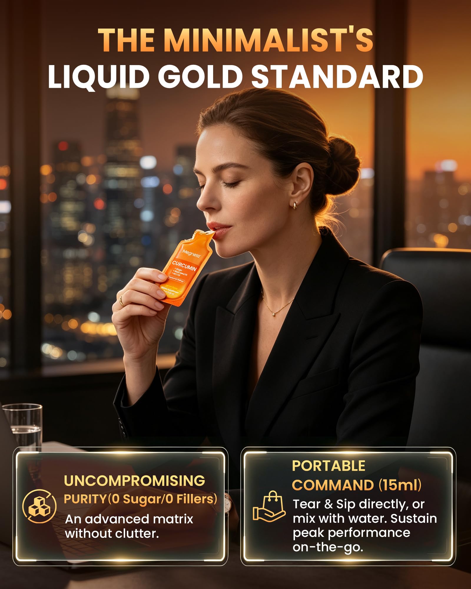 Liposomal Turmeric Curcumin Ginger Liquid Supplement - 30 Pouches — Amazon image 8