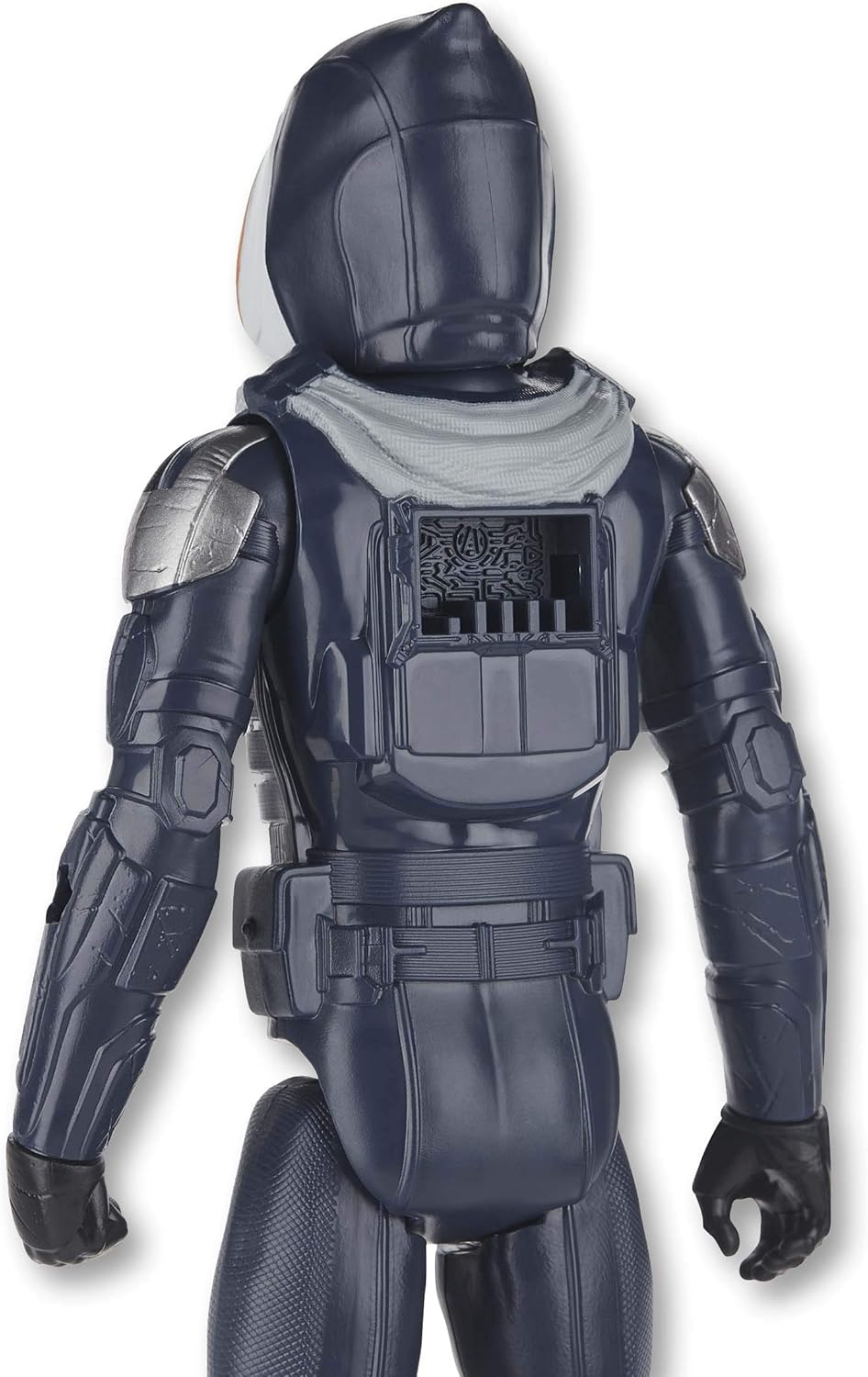 Marvel Black Widow Titan Hero Series Blast Gear Taskmaster Action Figure, 12-Inch Toy, with Launcher and Projectiles, Ages 4 and Up