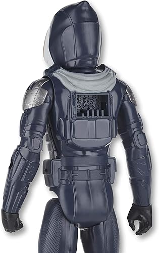Miniatura 8 de Marvel Black Widow Titan Hero Series Blast Gear Taskmaster figura de acción, juguete de 12 pulgadas, con lanzador y proyectiles, a partir de 4 años