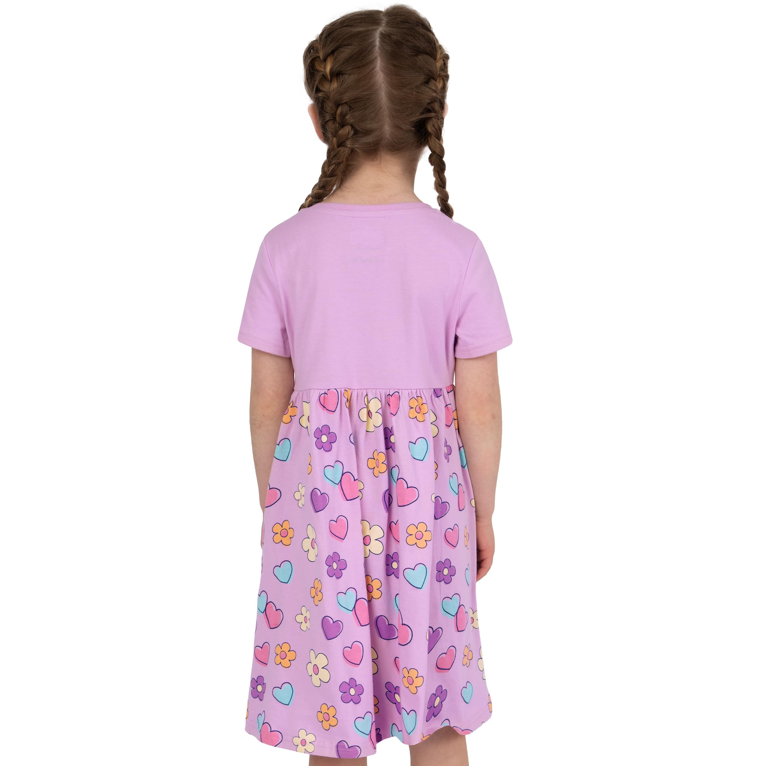 Peppa Pig Mädchen Kleid | Baumwolle Kleider Für Mädchen | Kurzarm Sommer Skaterkleid