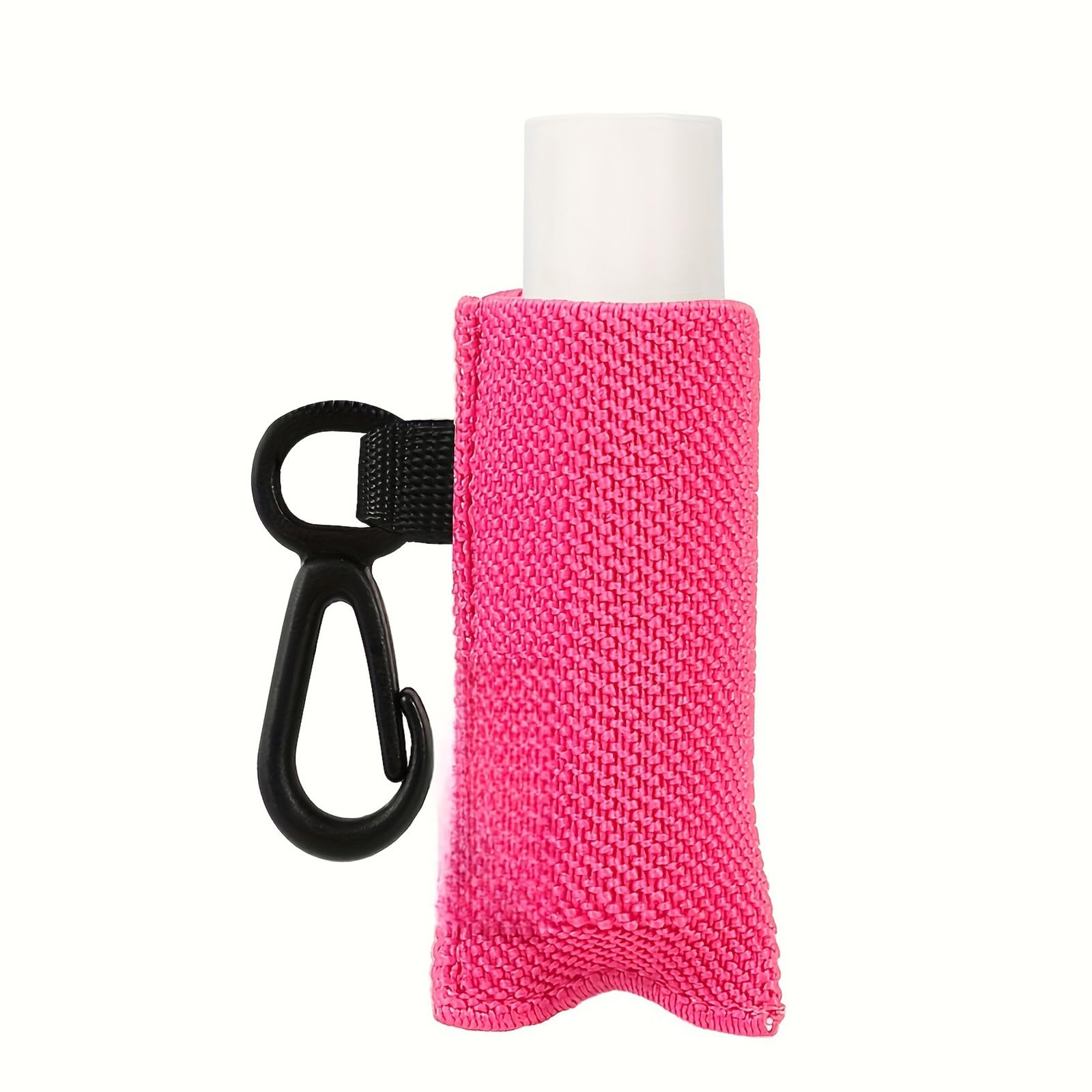 ZWWAAZHF Lipstick Organiser Keychain Lip Balm Holder Keyring Portable Clip on Makeup Storage Solution for Women Chapsticks Sleeve for Women Girls