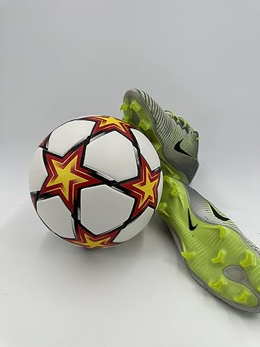 Miniatura 6 de Pelota de fútbol de calidad de la Liga de Campeones de la Copa Mundial, tamaño 5, con costuras sin costuras, peso oficial del partido, piel
