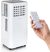 Compact Freestanding Portable Air Conditioner - 10,000 BTU Indoor Free Standing AC Unit w/ Dehumidifier & Fan Modes For Ho...