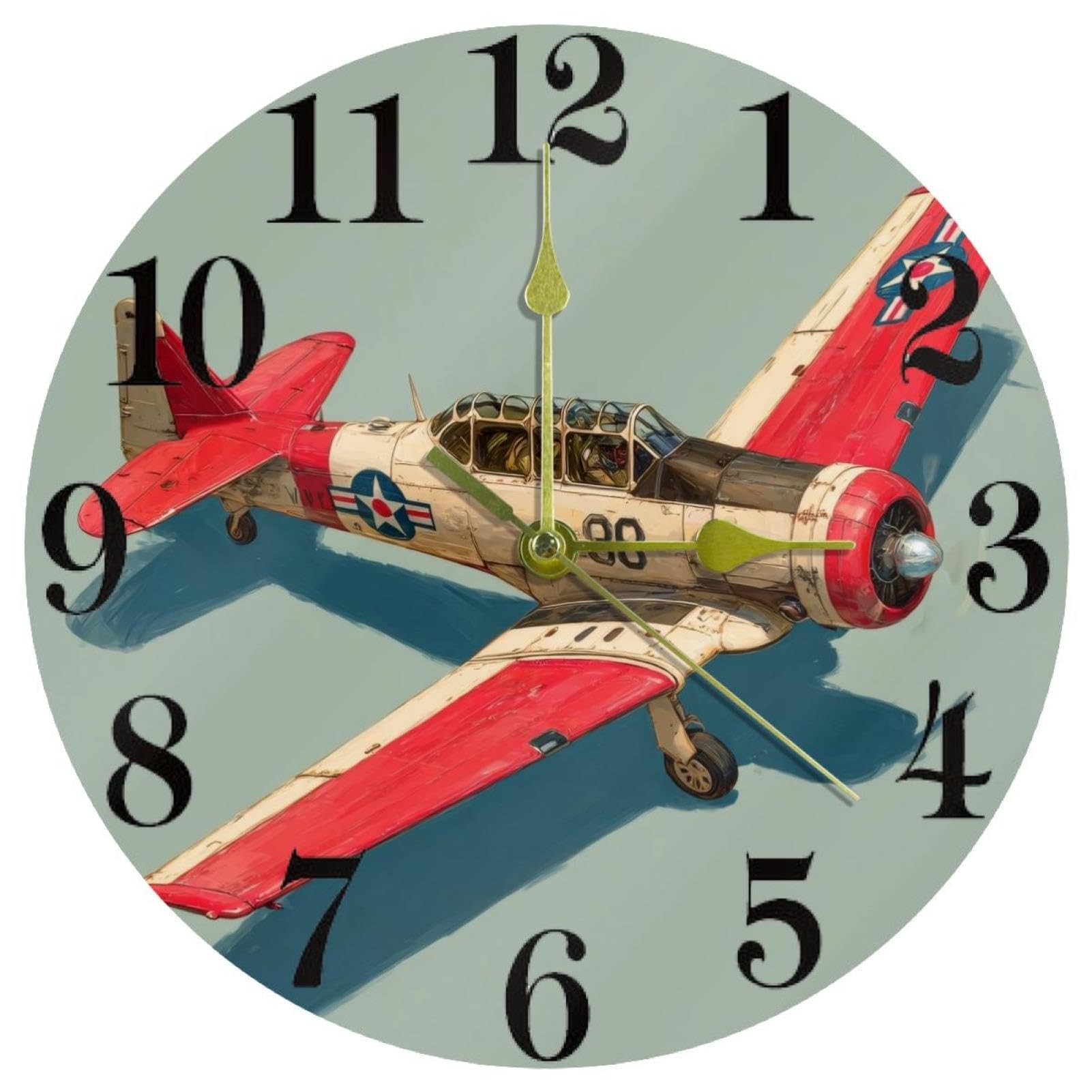 Horloge murale pour le bureau rouge : éliminez les retards grâce au quartz précis