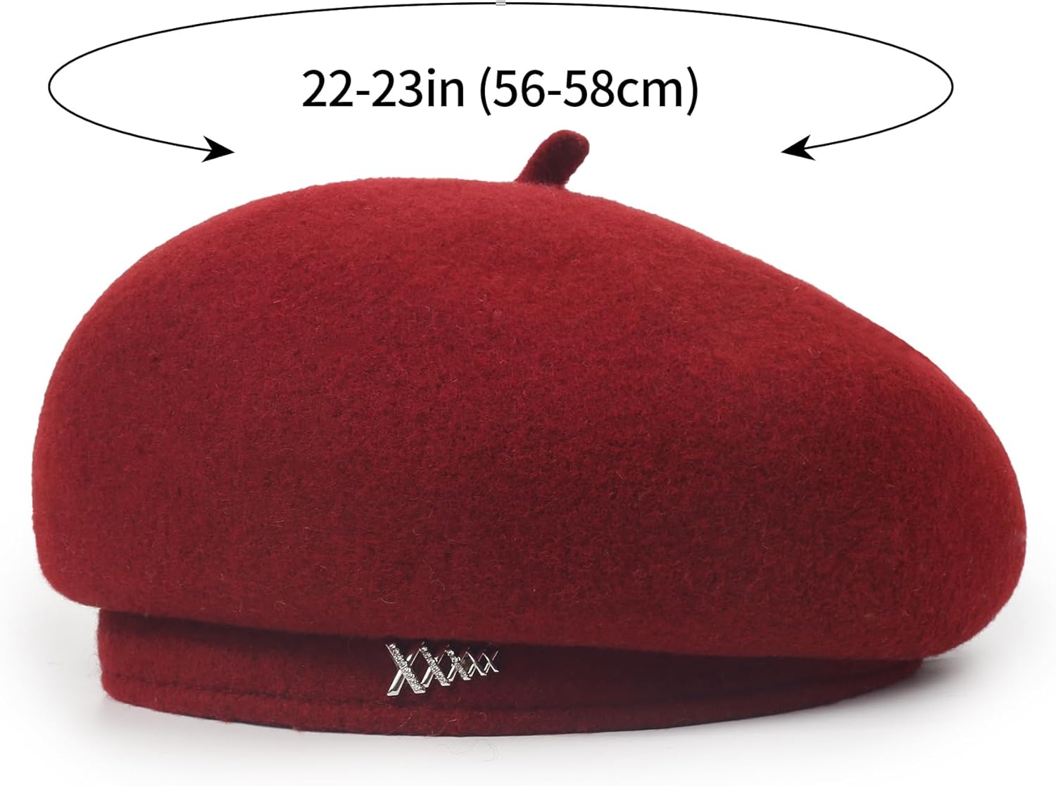 Wool Beret Hats for Women,Classic French Winter Warm Hats,Warm Solid Color Beret Cap - Image 6