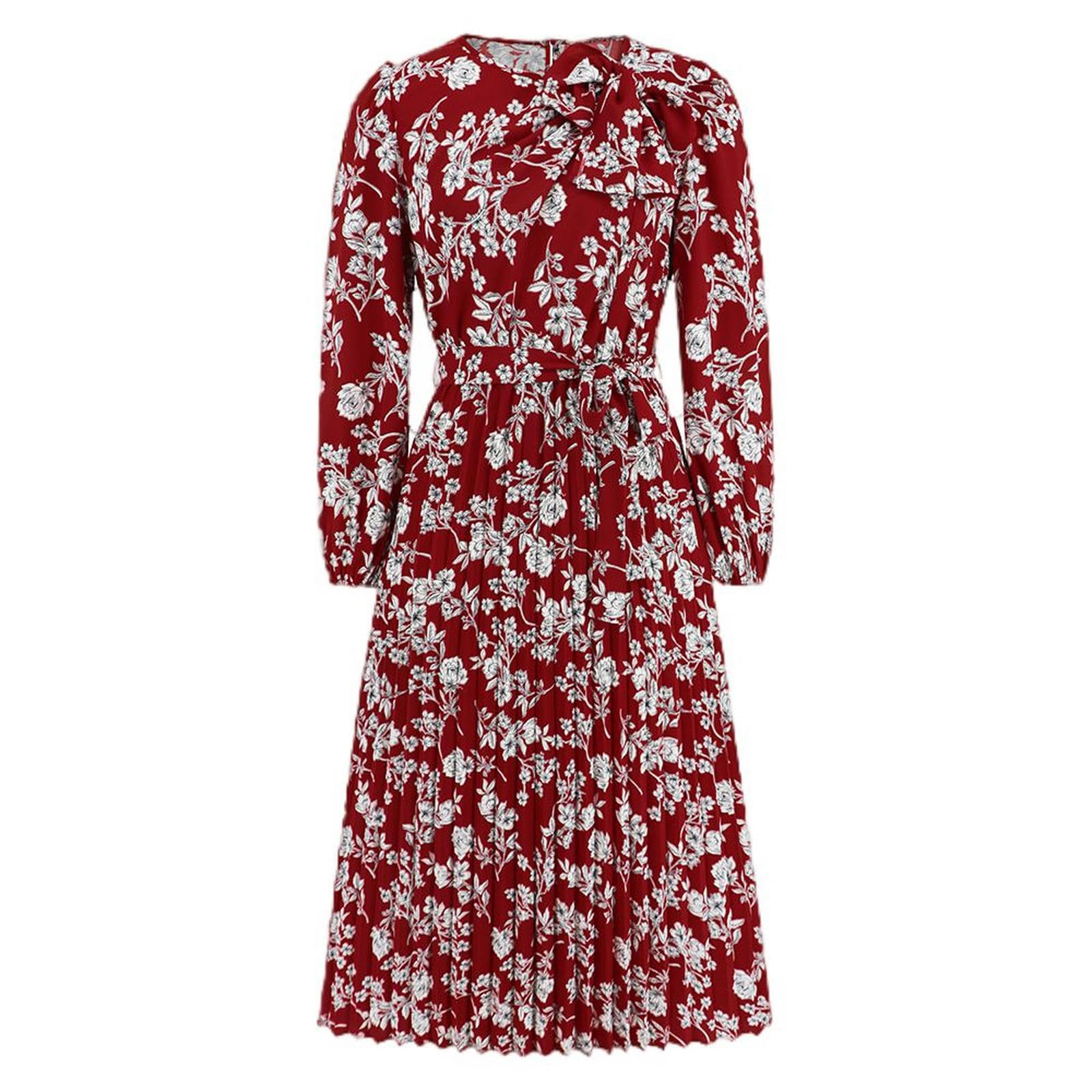 Jupe florale plissée mi-longue pour silhouette élancée sans effort vestimentaire