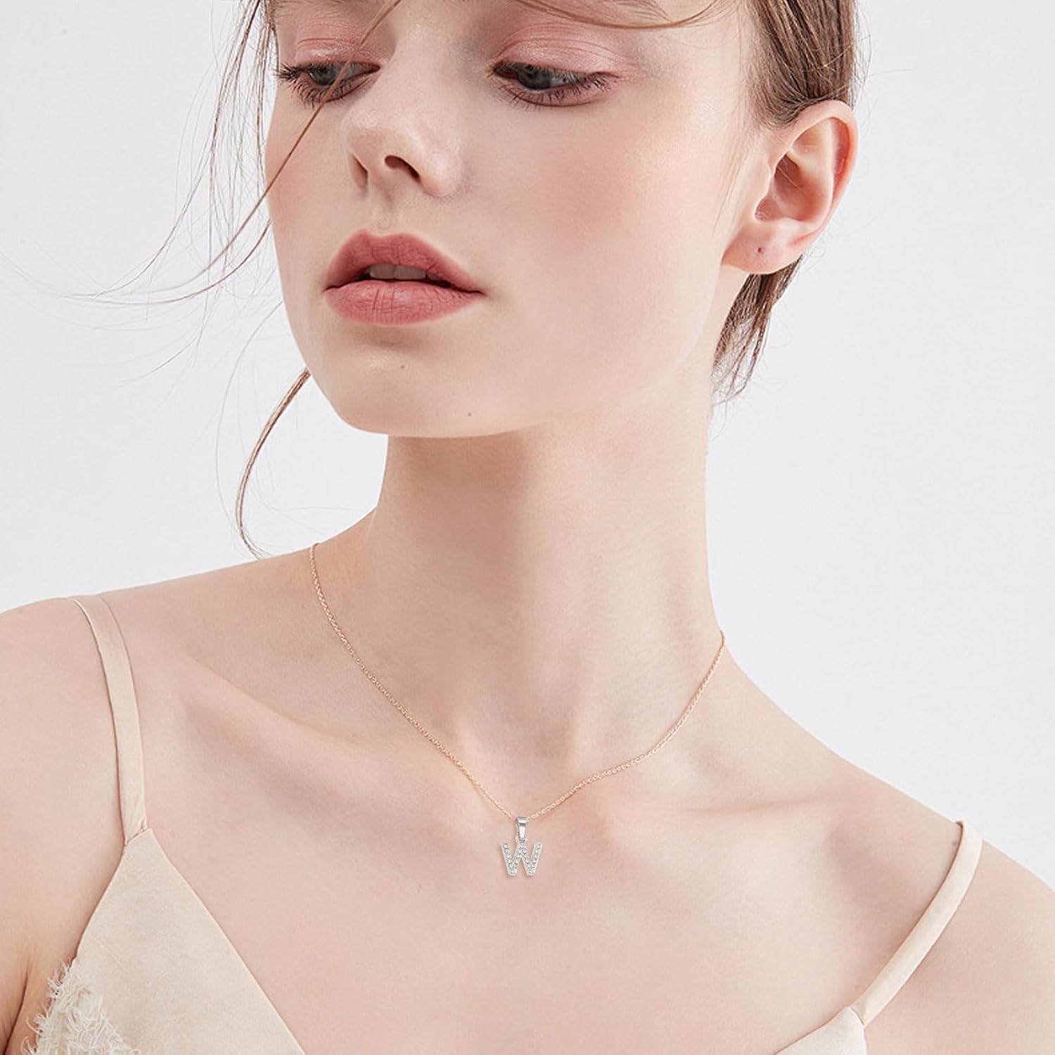 Alphabet Charms Rhinestone Alphabet Pendants Alloy Letter Clip On Charms with Lobster Clasps for Necklace Bracelet Earring Jewelry Making - Image 6