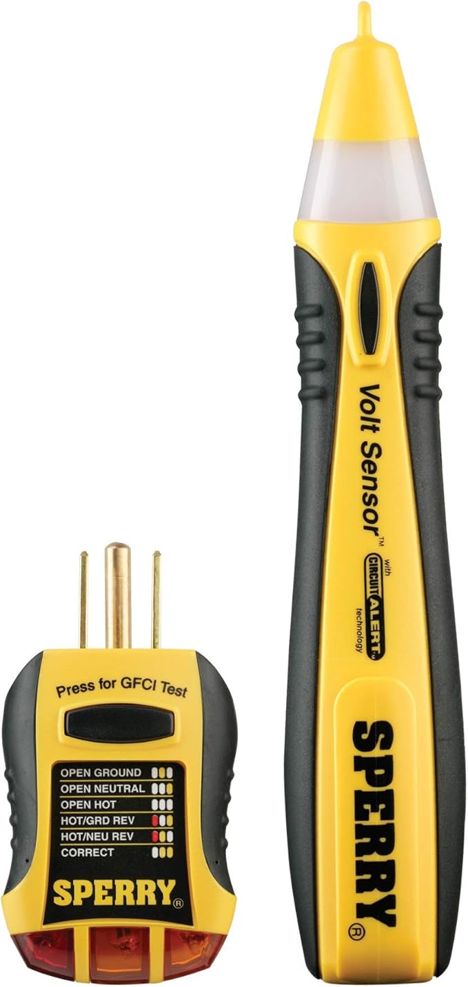 Sperry Instruments STK001 NonContact Voltage Tester (VD6504) & GFCI