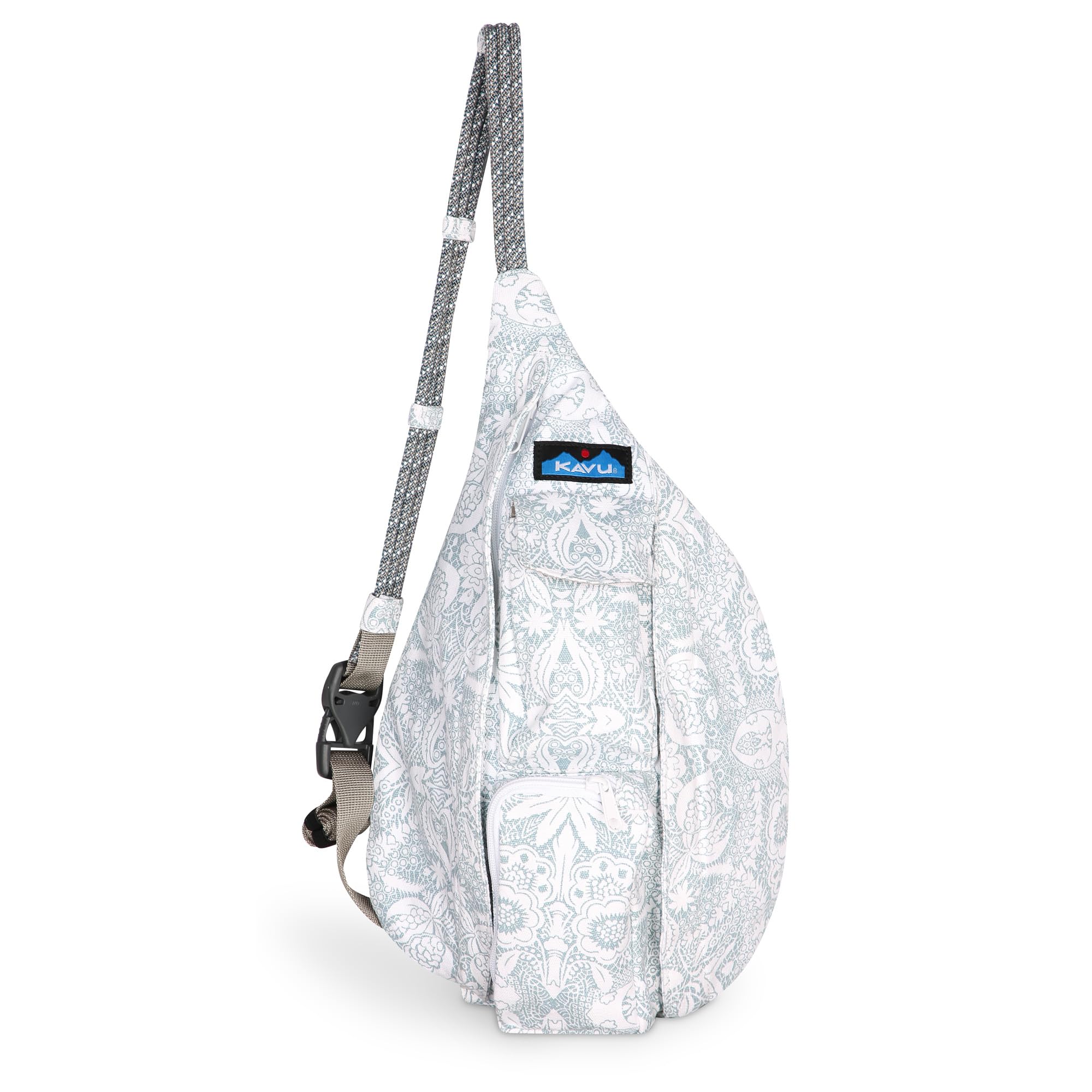 KAVU Mini Rope Bag, Cotton Canvas Crossbody Sling for Travel