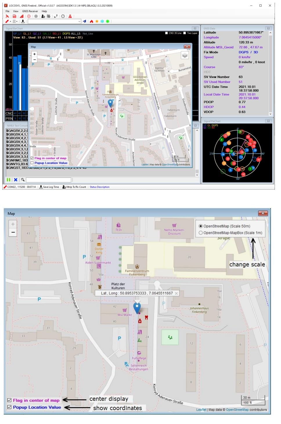 Wysokowydajny dwuzakresowy odbiornik GNSS, obsługa 5 systemów, 1-10Hz