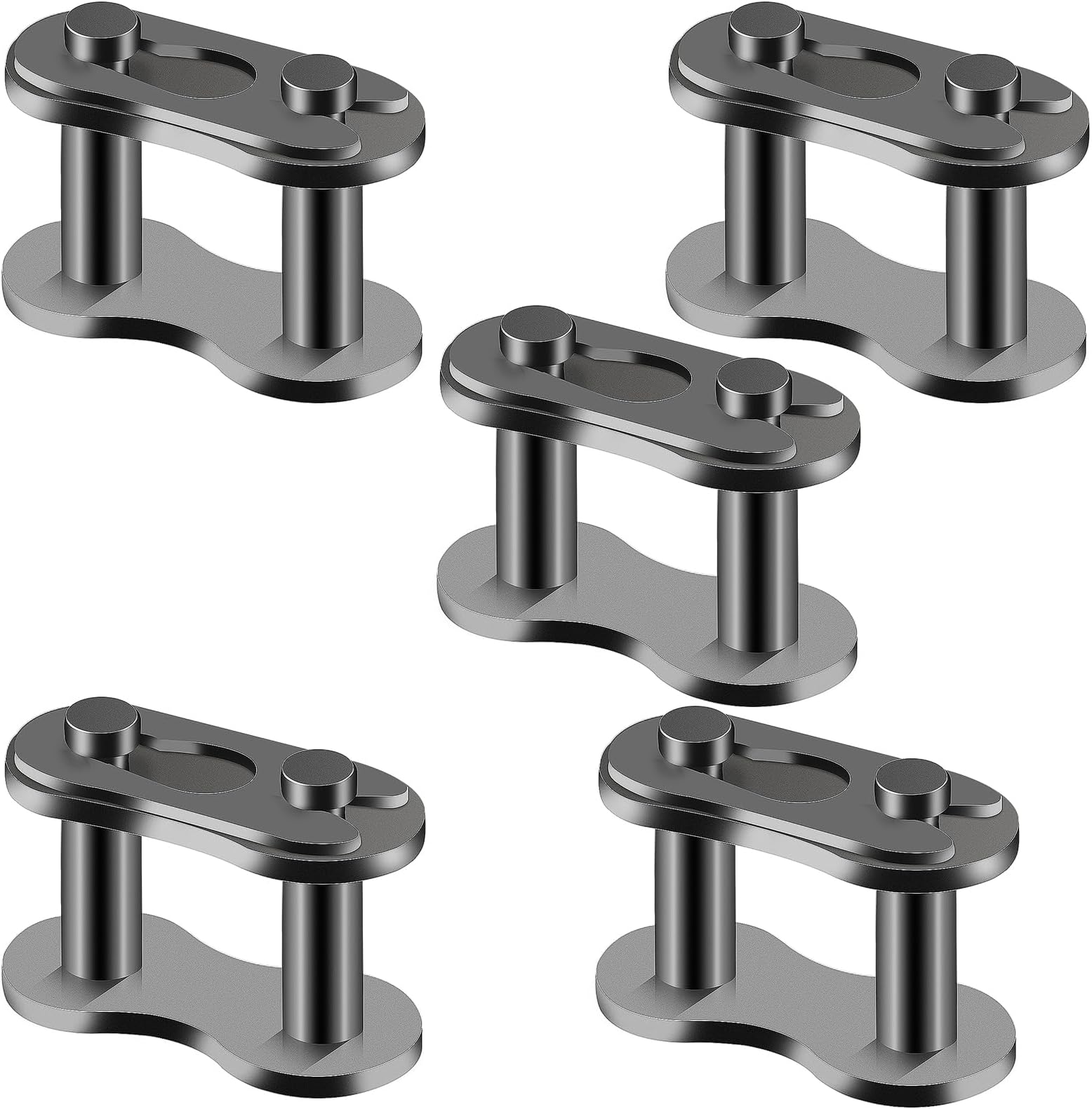5 Pcs 415 Drive Chain Repair Master Connector Split Link for 49cc 50cc 60cc 66cc 70cc 80cc 2-stroke Motorized Bicycle ATV Quad Scooter Motorcycle Go Kart Moped Pit Dirt Pocket Mini Bike 4stroke