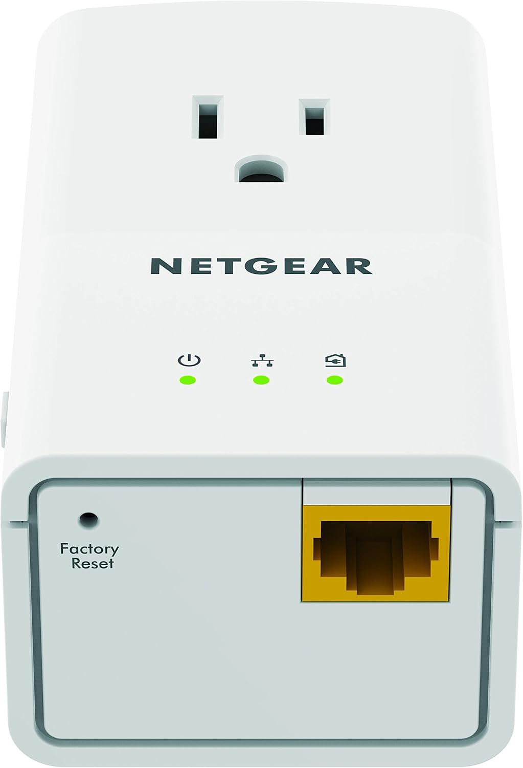 NETGEAR Powerline 500 1-Port Extra Outlet Essentials Edition Starter Kit (XAVB5421)