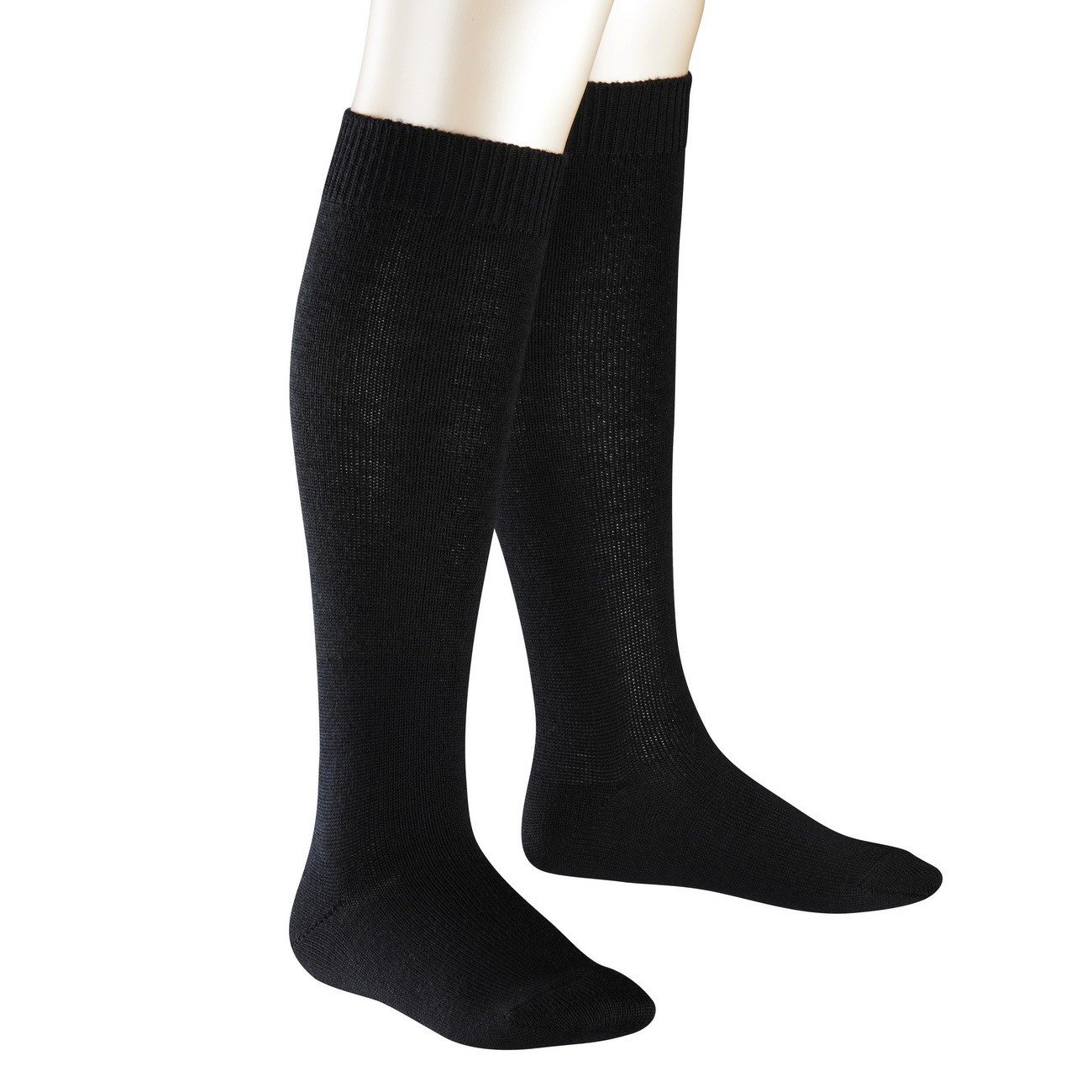 FALKE Kinder Kniestrumpf Comfort Wool 3er Pack, Größe:27-30;Farbe:black
