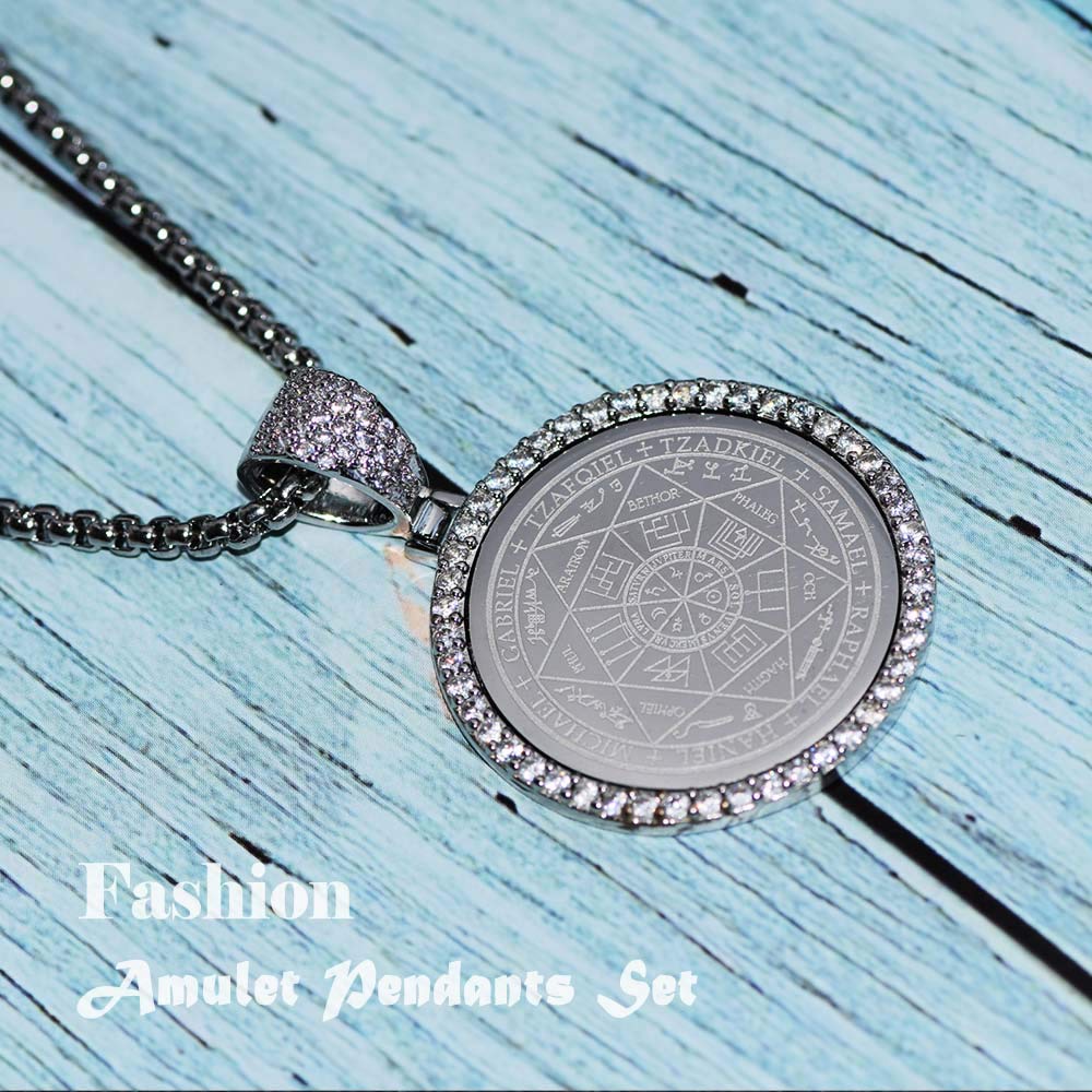 Collana Uomo Donna Con Medaglia San Cristoforo | Acciaio Inox | Ciondolo Amuleto