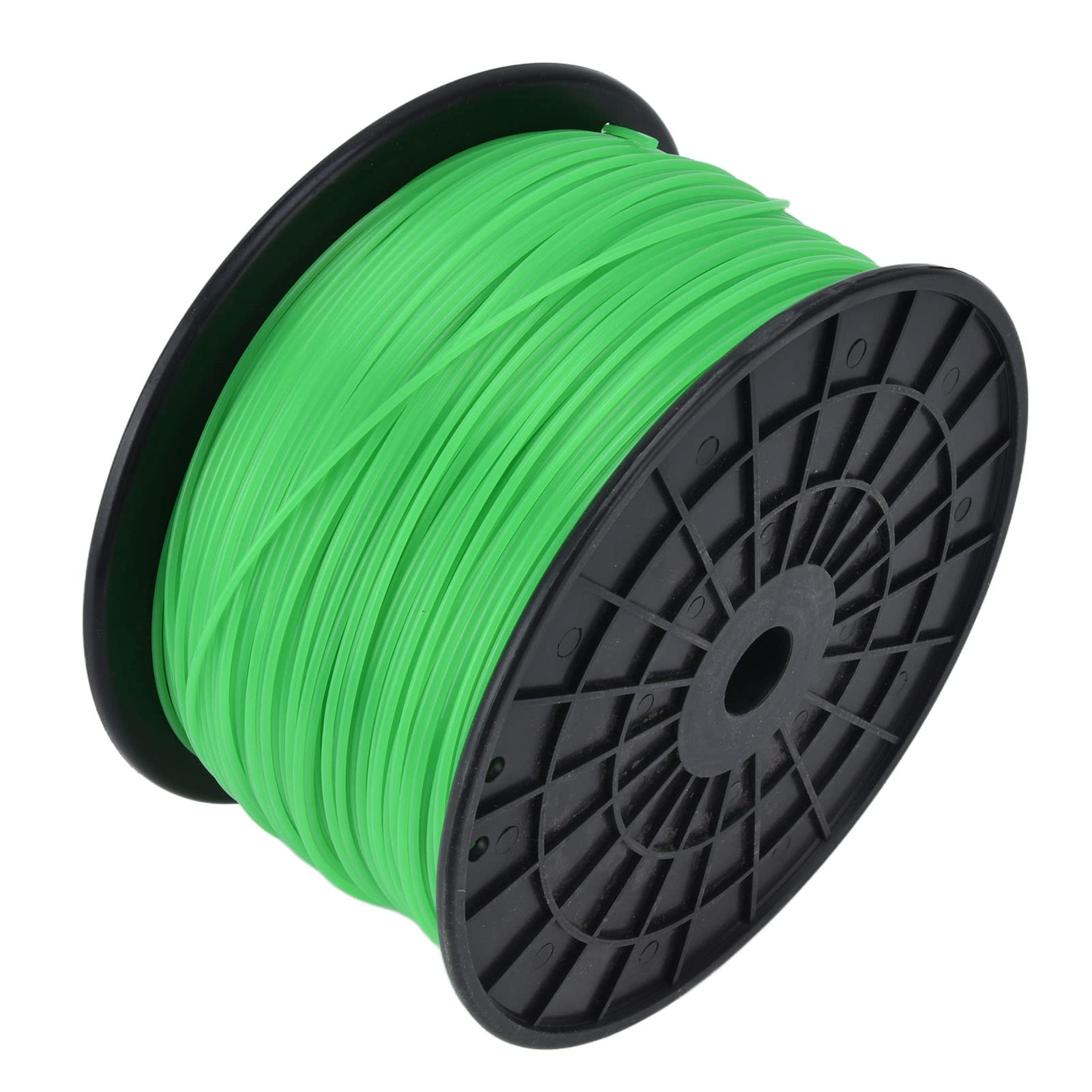 Filo per Decespugliatore a Fili da 2 Mm Filo per Decespugliatore a Filo Quadrato in Bobina Accessori per Tosaerba per Tosaerba (Verde)(372 Meters)