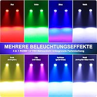 DayFlicker LED Par Spotlight 210W RGBW Színváltó Lámpa DMX512 Vezérléssel 2