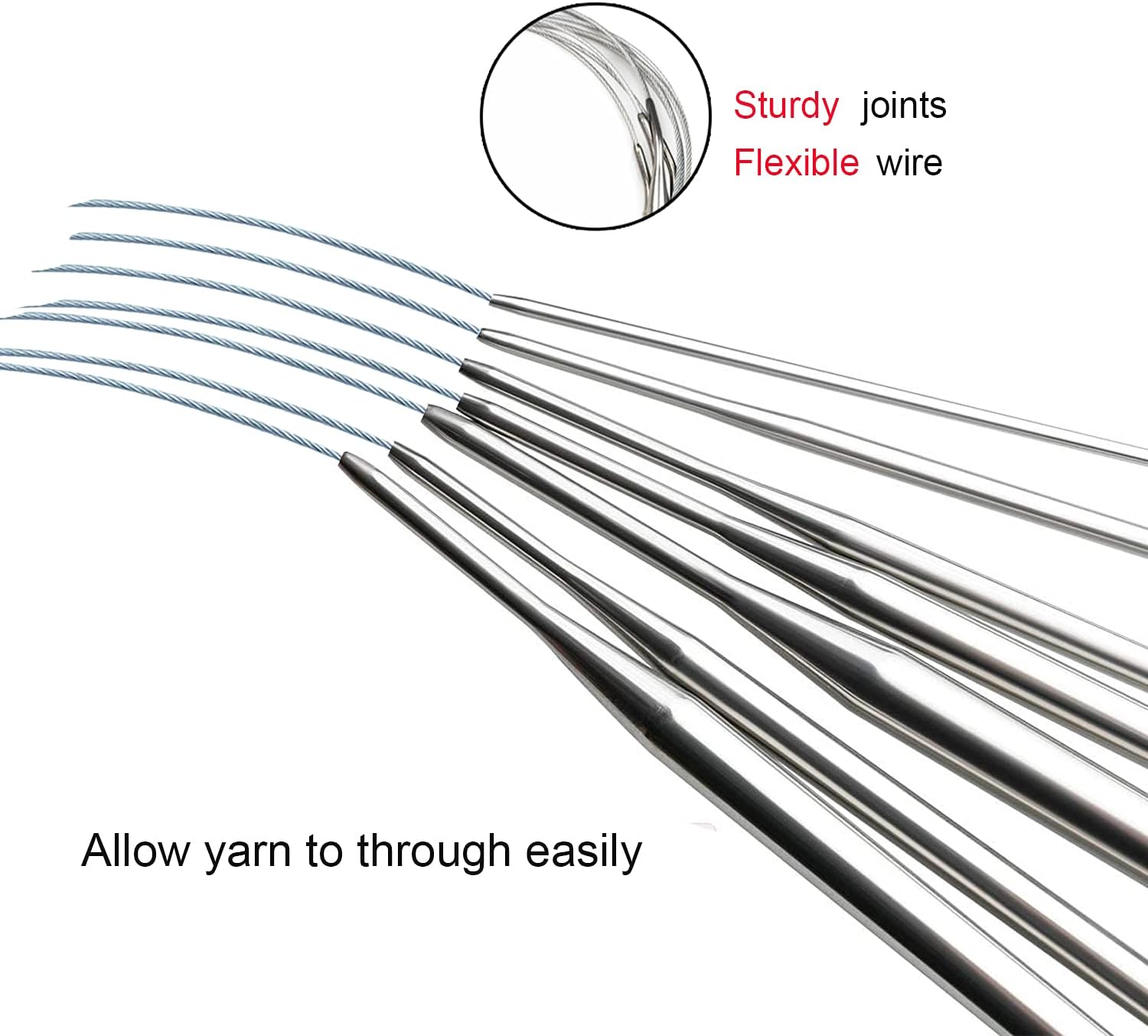 Weabetfu Bamboo Circular Knitting Needle,32-inch Length for Handmade Creative DIY and Any Weave Yarn Projects,US Size 15(10mm)