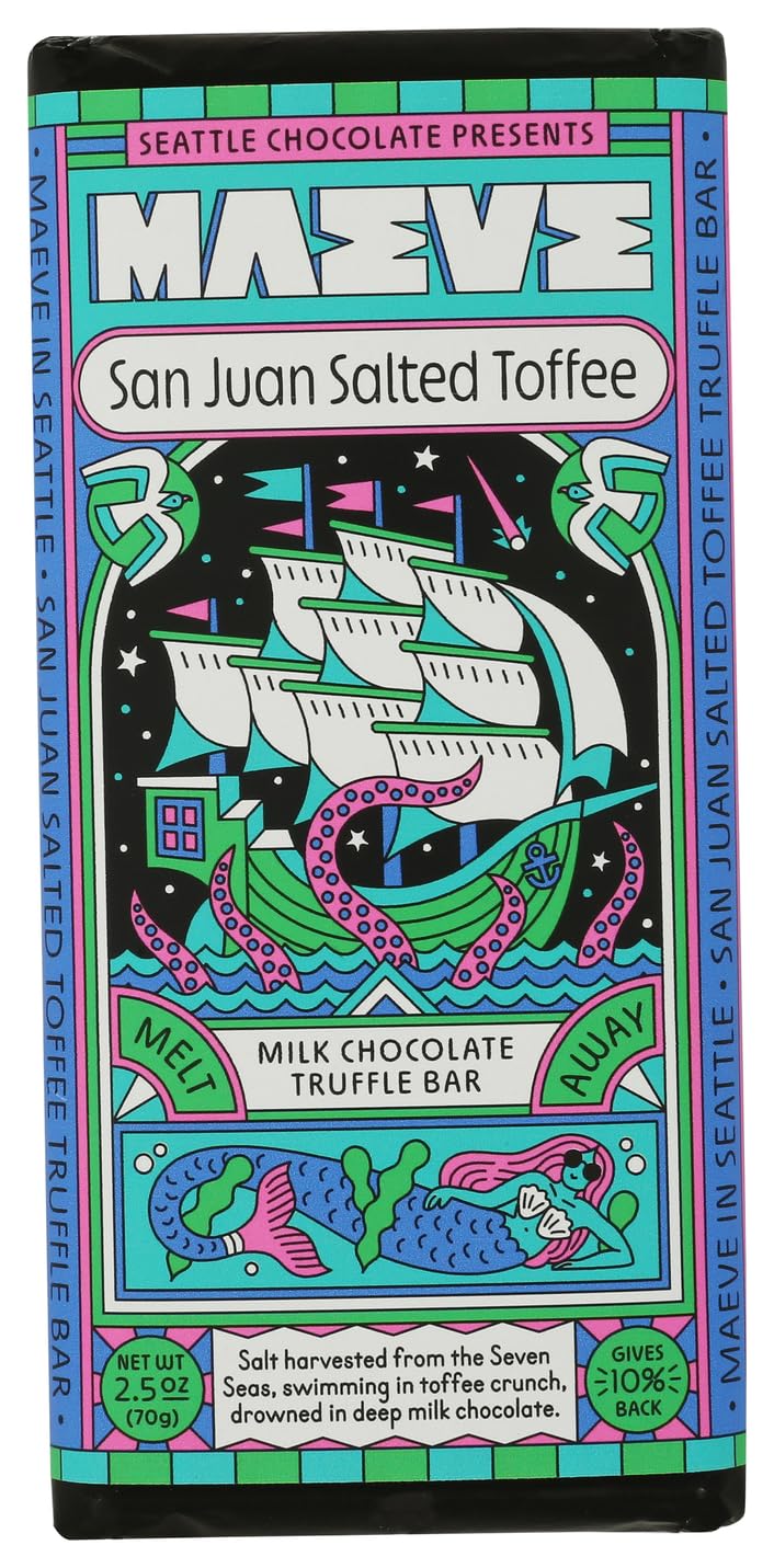 San Juan Salted Toffee Truffle Bar