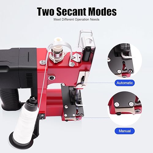 Miniatura 5 de Máquina de coser de bolsas eléctricas industriales Bolsa eléctrica de costura Sellado más cercano Máquina de coser Máquinas de sellado portátiles