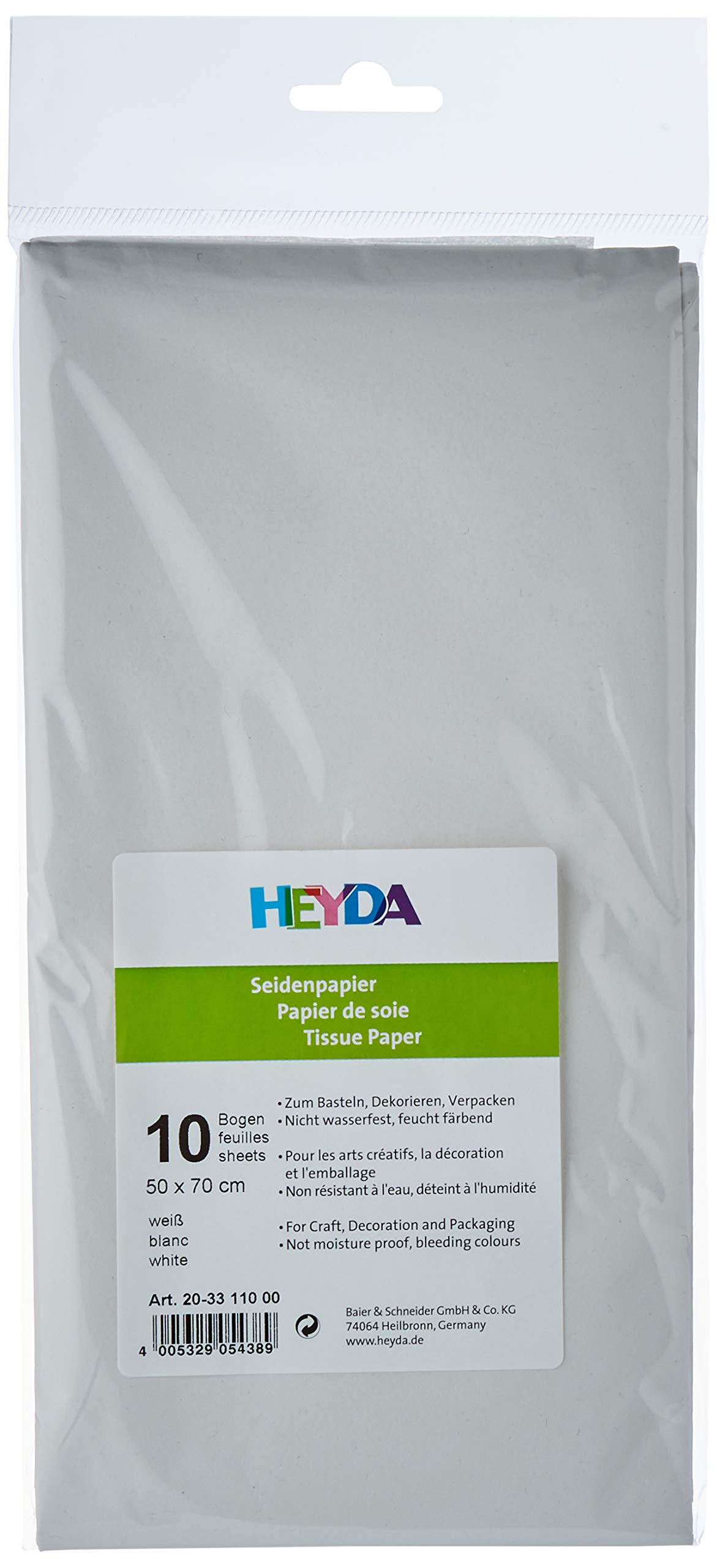 Heyda 203310538 tissue paper 50 x 70 cm dark blue Heyda 203310538 tissue paper 50 x 70 cm dark blue