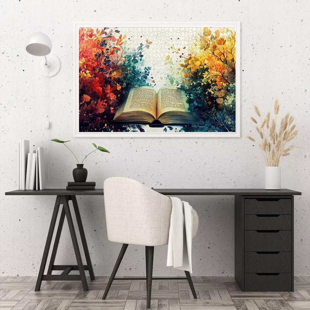 Puzzle 2000 elementów, magiczna książka puzzle dla dorosłych, gra edukacyjna z pudełkiem na prezent dla dorosłych, rodzinne gry edukacyjne, łamacz głowy na Boże Narodzenie, prezent dla kobiet