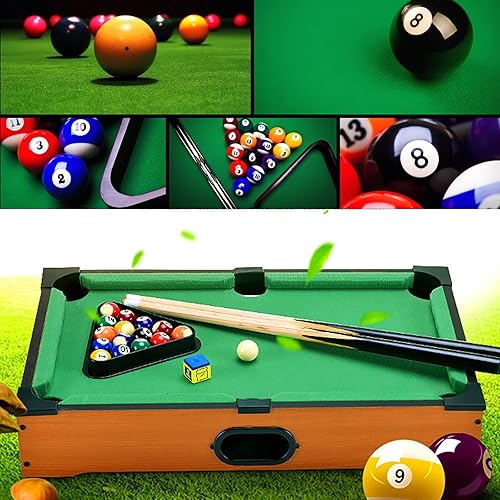 Miniatura 4 de Mini mesa de billar para niños, mesa de billar pequeña, juguete de mesa de billar para gato, regalo para niños, juguete de mesa de billar para gatos