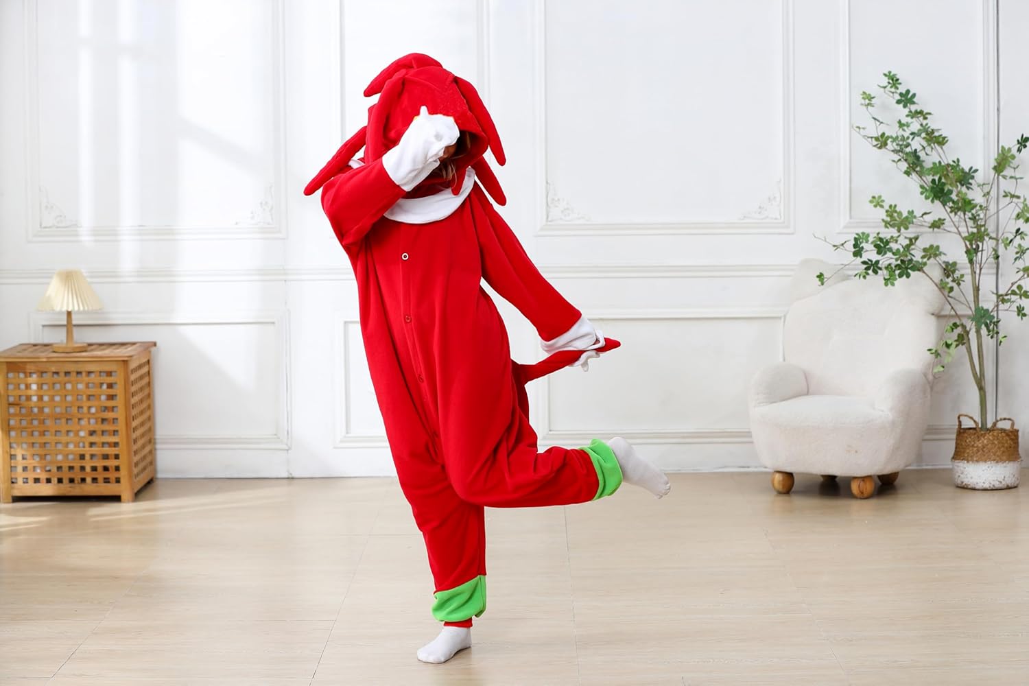 Unisex Animal Onesie Pajamas One Piece Cosplay Costume for Halloween - Image 6