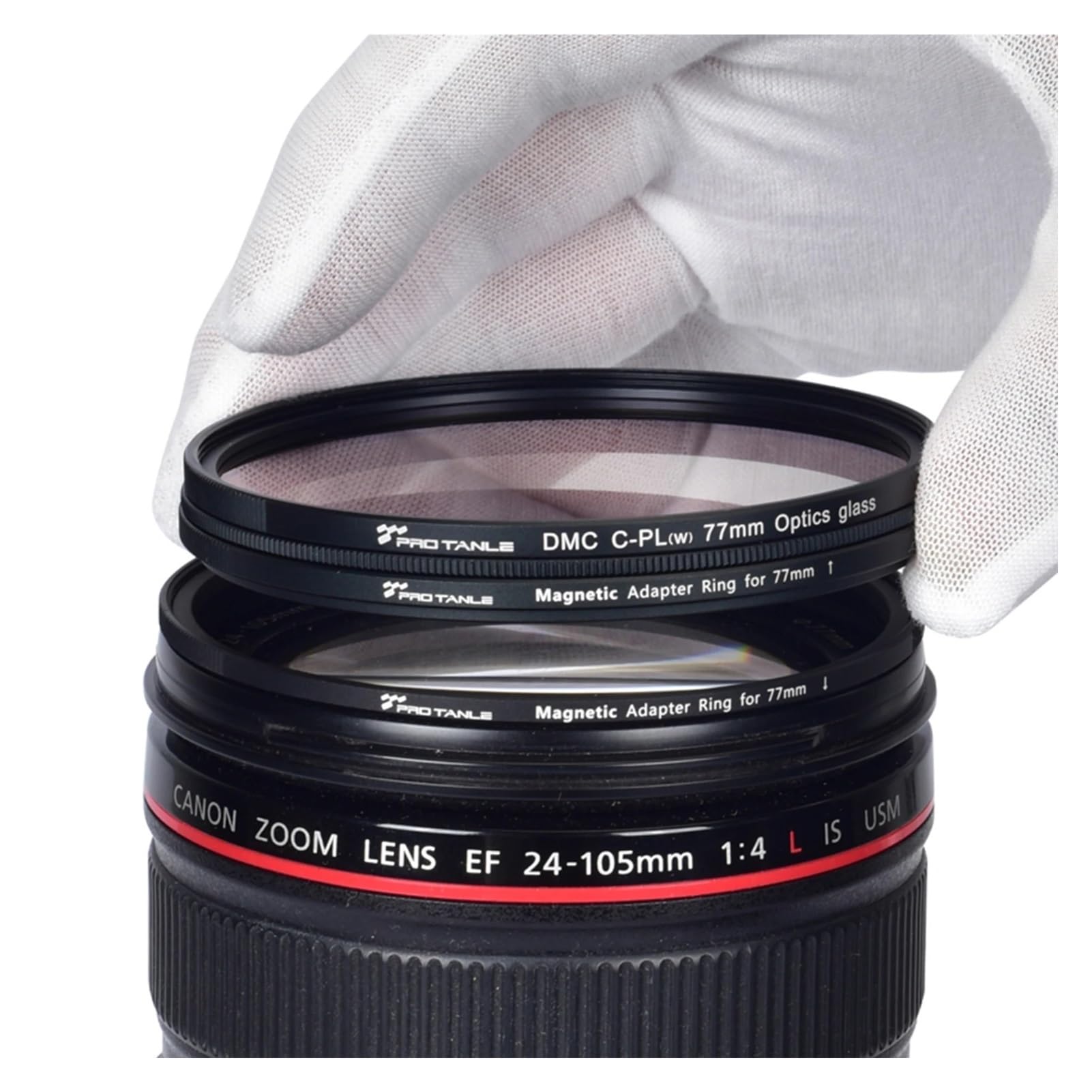 Kit De Anillo Adaptador De Filtro Magnético 67mm/ 72mm/ 77mm/ 82mm Anillo Adaptador For Filtro Y Lente Anillo Adaptador Magnético(72mm)