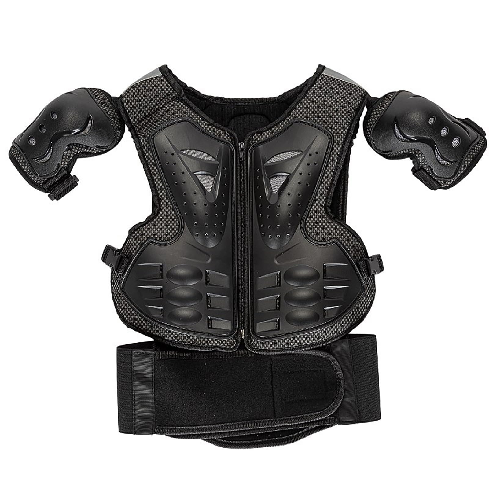 Confezione da 5 Giacche Protettive per Moto, Armatura Moto per Bambini con Ginocchiere, Gomitiere, Armatura Toracica, da Corsa, per Sport all'Aria Aperta, 4/6/8/10/12/14 Anni B