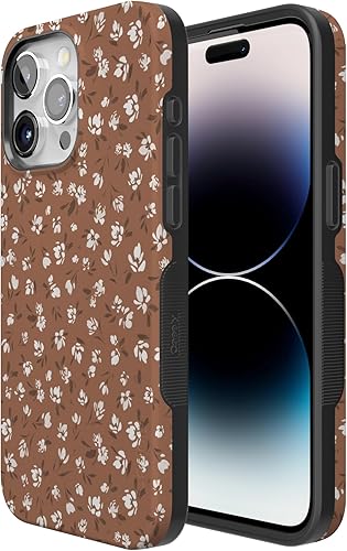 Vista 348 de Casely Funda para iPhone 15 Pro Max Jardín Secreto Flores mixtas Funda atrevida Compatible con MagSafe y botón de acción Secret Garden