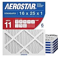 Algopix Similar Product 8 - Aerostar 16x25x1 MERV 11 Air Filter 6