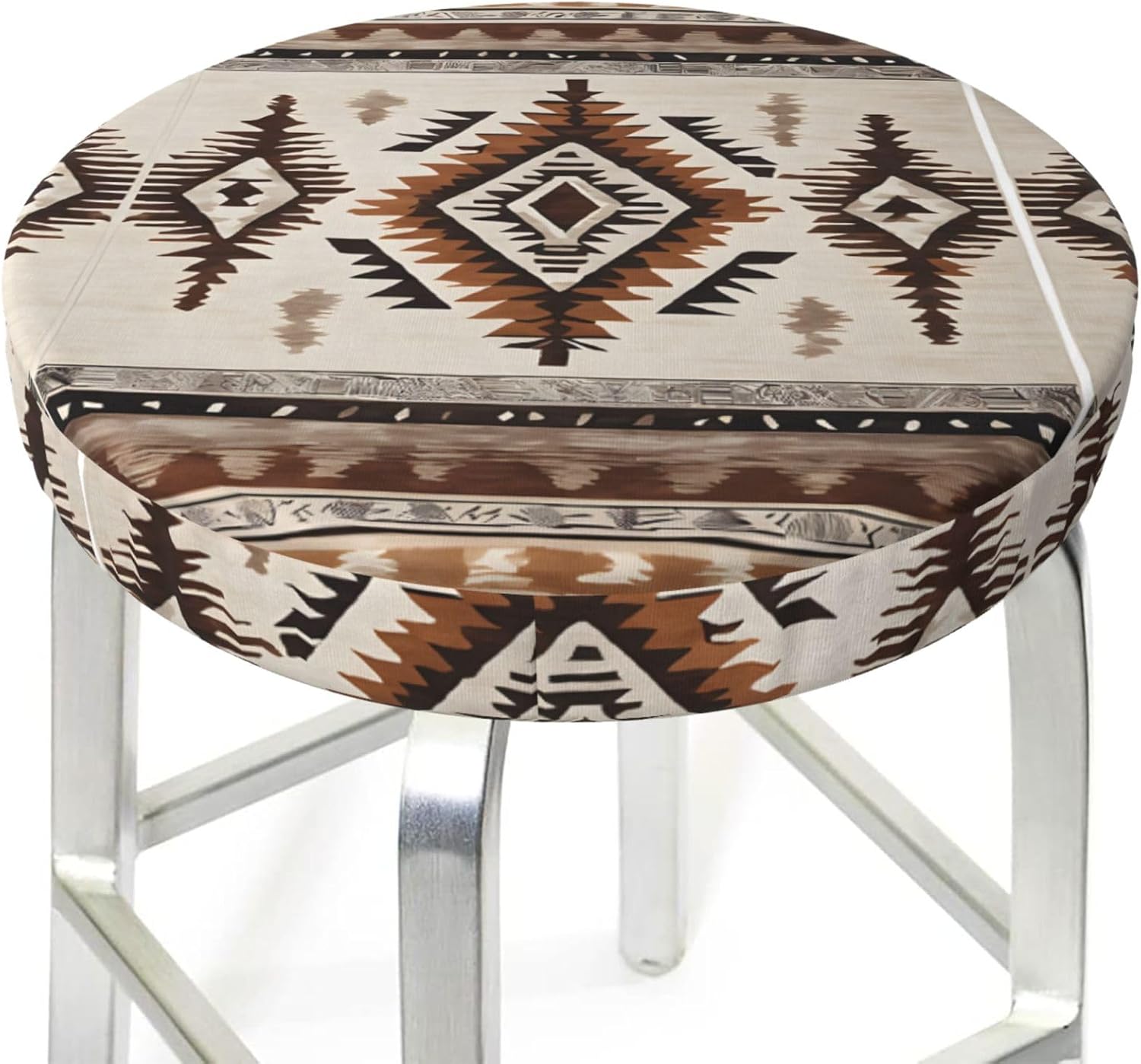 Round Bar Stool Seat Cover for Home Kitchen Dining Chair - 13 inch