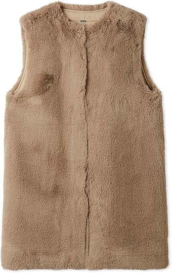 Amazon | [ミラオーウェン] ノーカラーロングファーベスト 09WFV245102