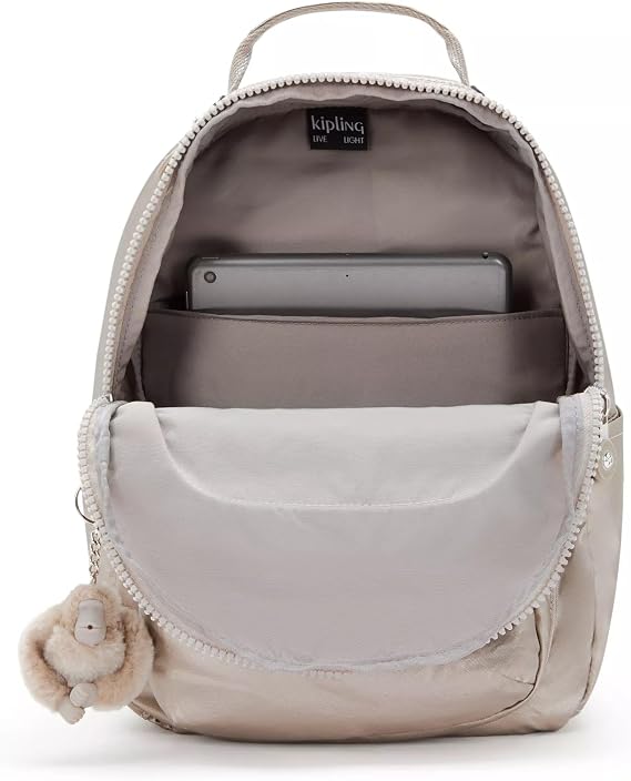 Kipling Women's Seoul Small Tablet Backpack, Durable, Padded Shoulder Straps with Tablet Sleeve, Bag