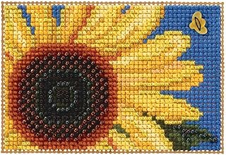 Autumn Gold Beaded Counted Cross Stitch Ornament Kit Mill Hill 2017 Autumn Harvest MH181726