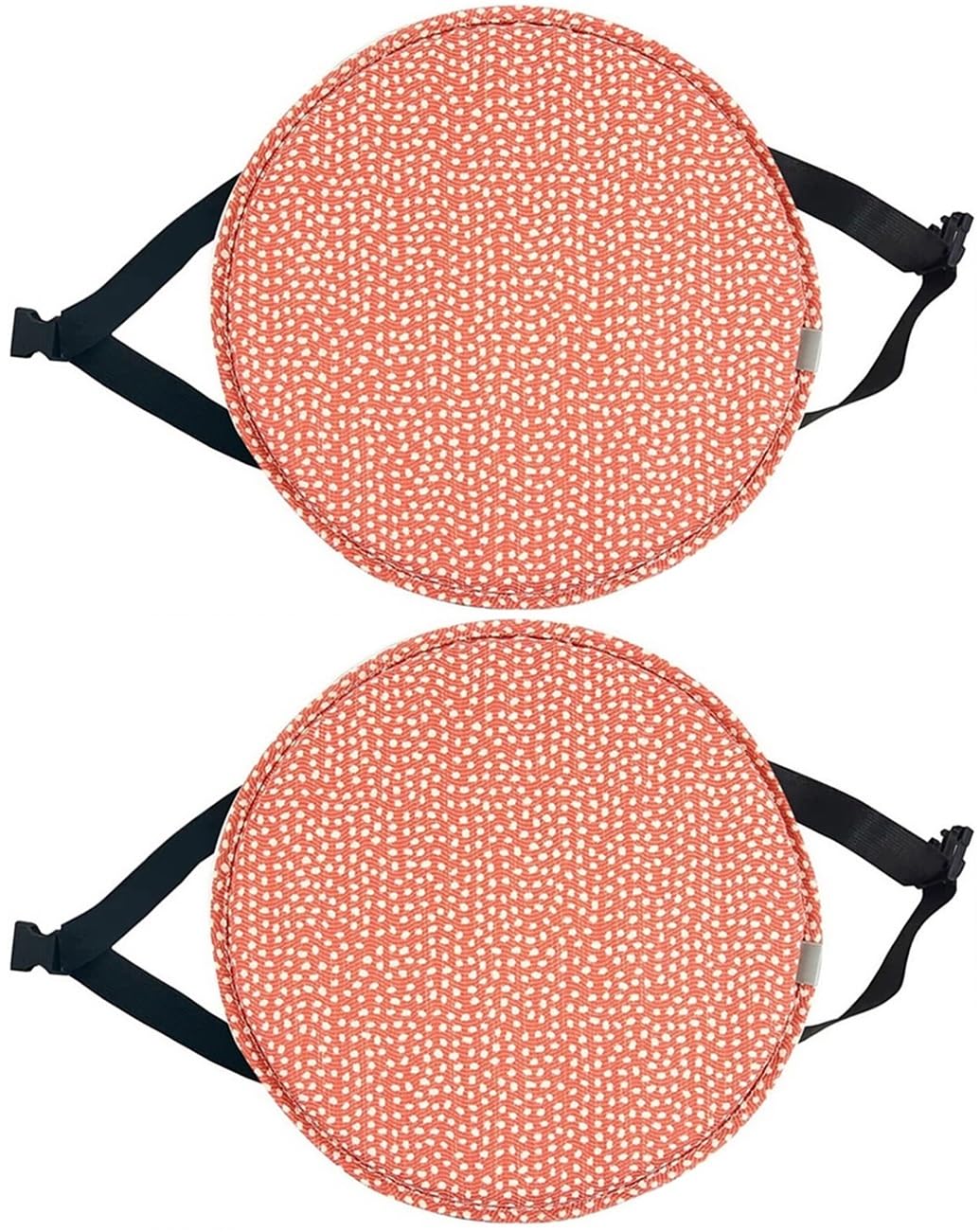 Cojines redondos para sillas de cocina de 35 cm con almohadillas antideslizantes pack de 2 unidades