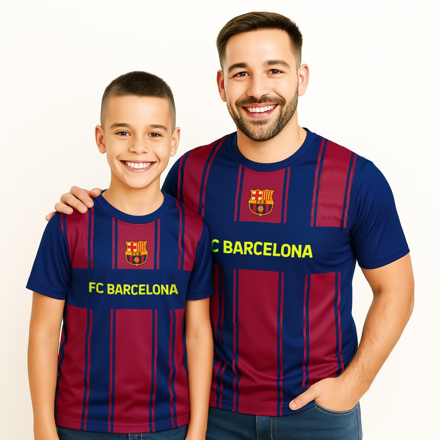 FC Barcelona Maglia Calcio Stagione 2025/26. Replica Stadio Ufficiale per Adulto, Ragazzo e Bambino - 2
