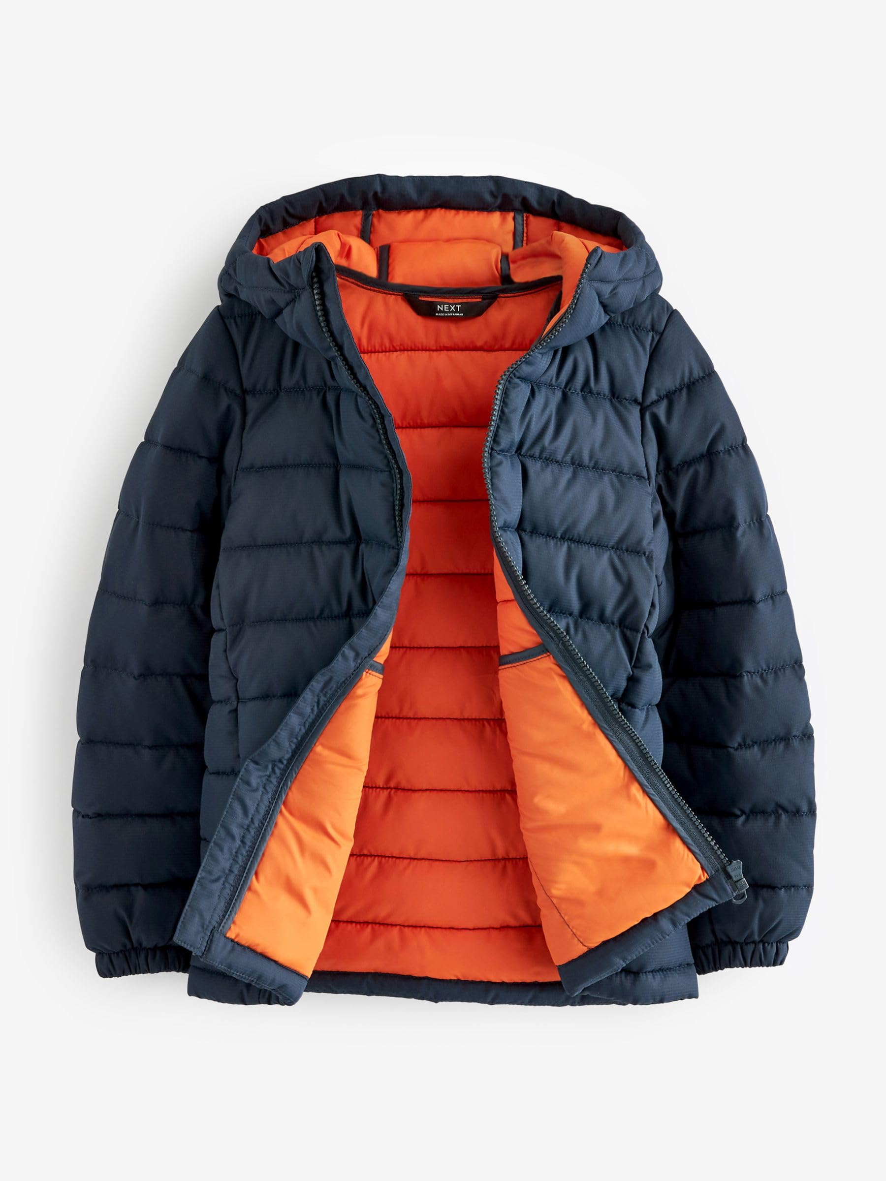 NEXT Niños Chaqueta acolchada con capucha de grosor medio