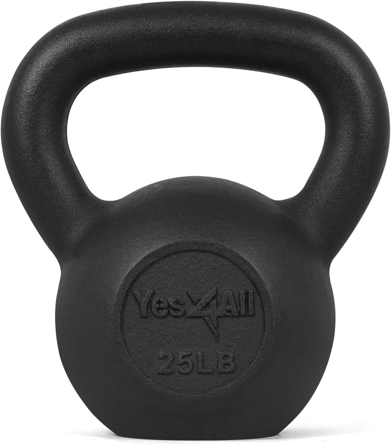 Yes4All Cast Iron Kettlebell, Great for Full Body Workout for 6KG/15LB, 9KG/20LB, 16KG/35LB, 18KG/40LB, 20KG/45LB