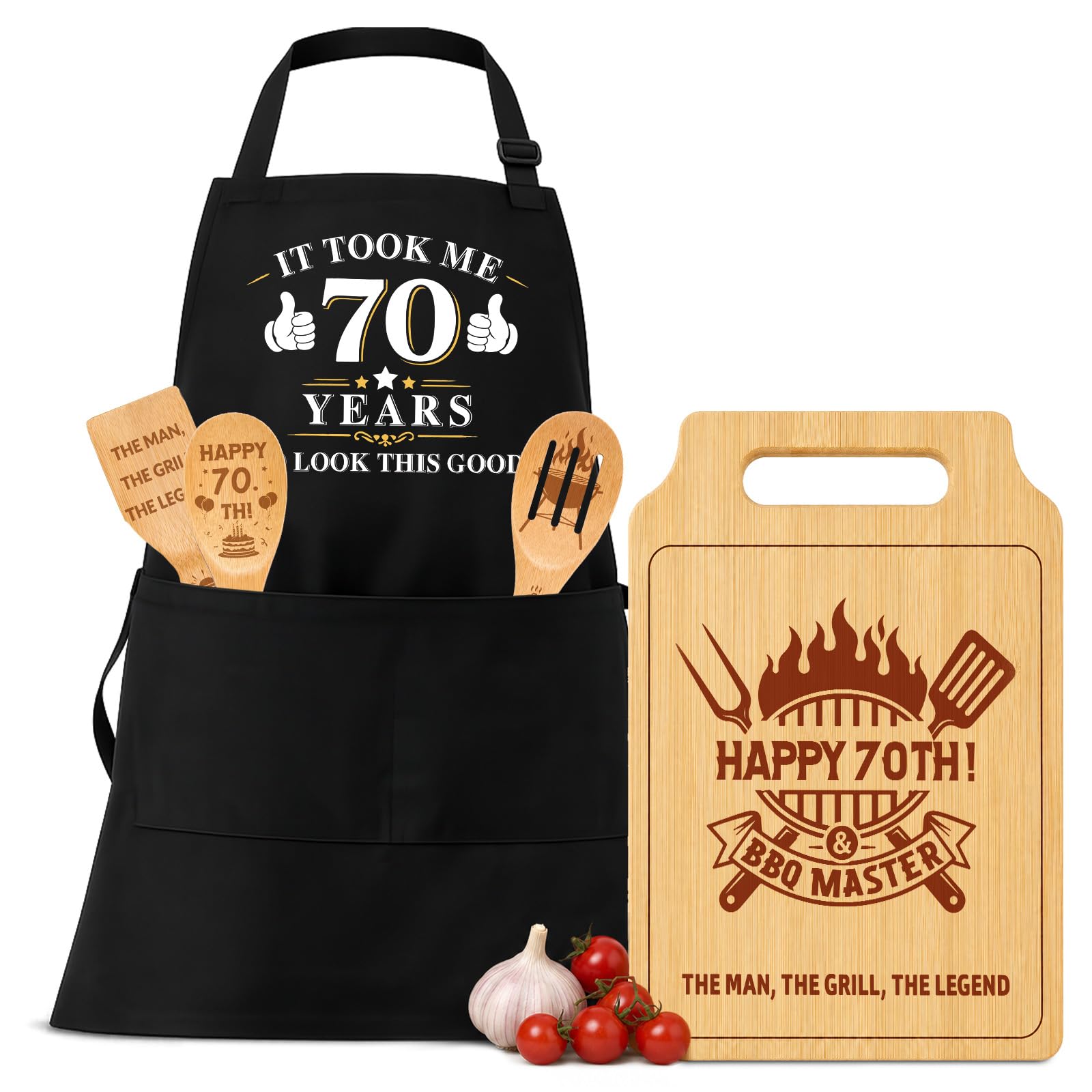 Giftota 70th Birthday Gifts for Men, Funny BBQ Birthday Gifts for Men