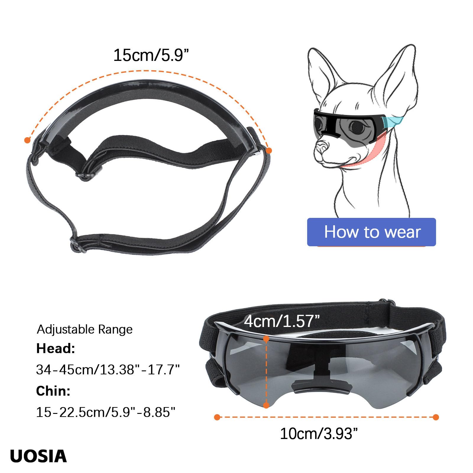 Ensemble de Lunettes et Casque pour Petit Chien, Lunettes d'extérieur pour Animaux de Compagnie, Casque de Moto avec Trous d'oreille, Chapeau pour Chat