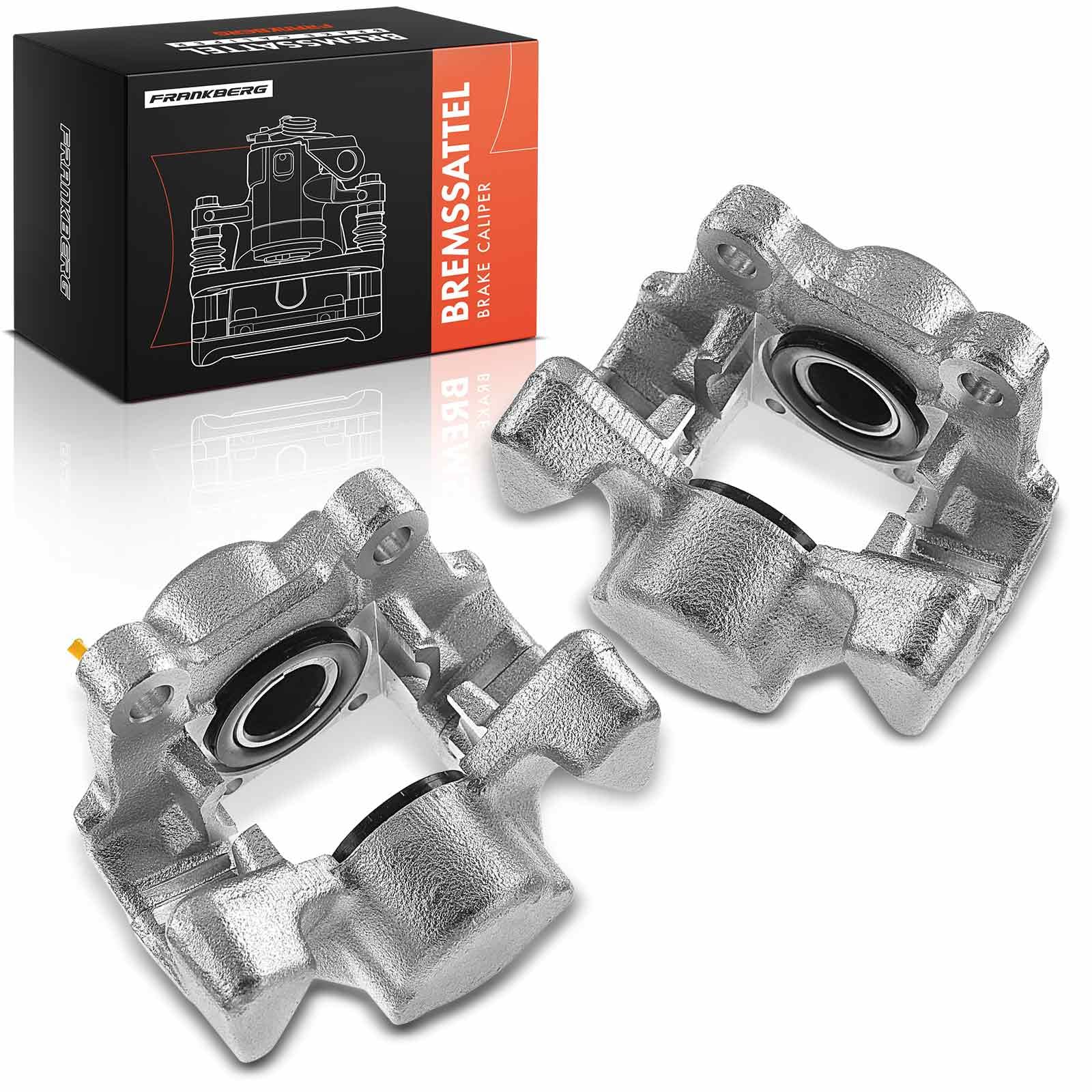 Frankberg 2x Bremssattel Bremszange Hinten Links Rechts (Lochabstand Halterung 76,2mm) Kompatibel mit Omega B V94 Omega B Caravan 21 22 23 Caravan V94 Replace# 90543586
