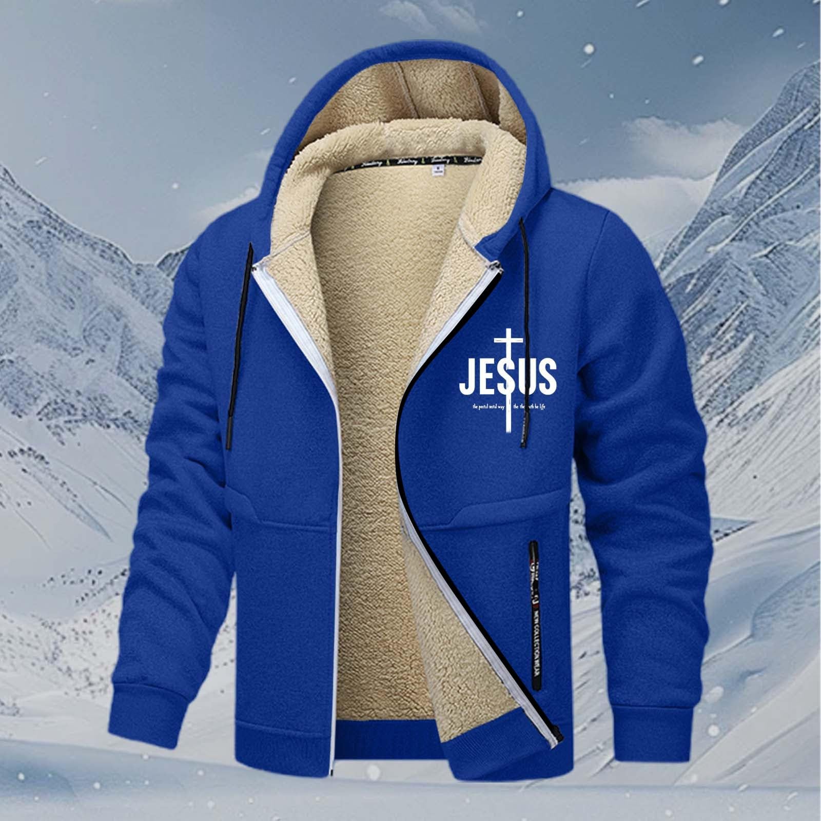 Sudadera con capucha genérica para hombre, algodón, sudadera, gruesa, forro polar, informal, estilo casual, diario, cálido, A3