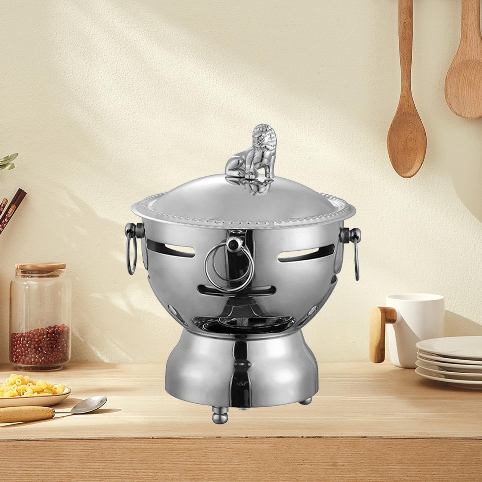 Vertikaler Grillspieß Für Heißluftfritteuse - Edelstahl Spießhalterung Für Hähnchen & Fleisch