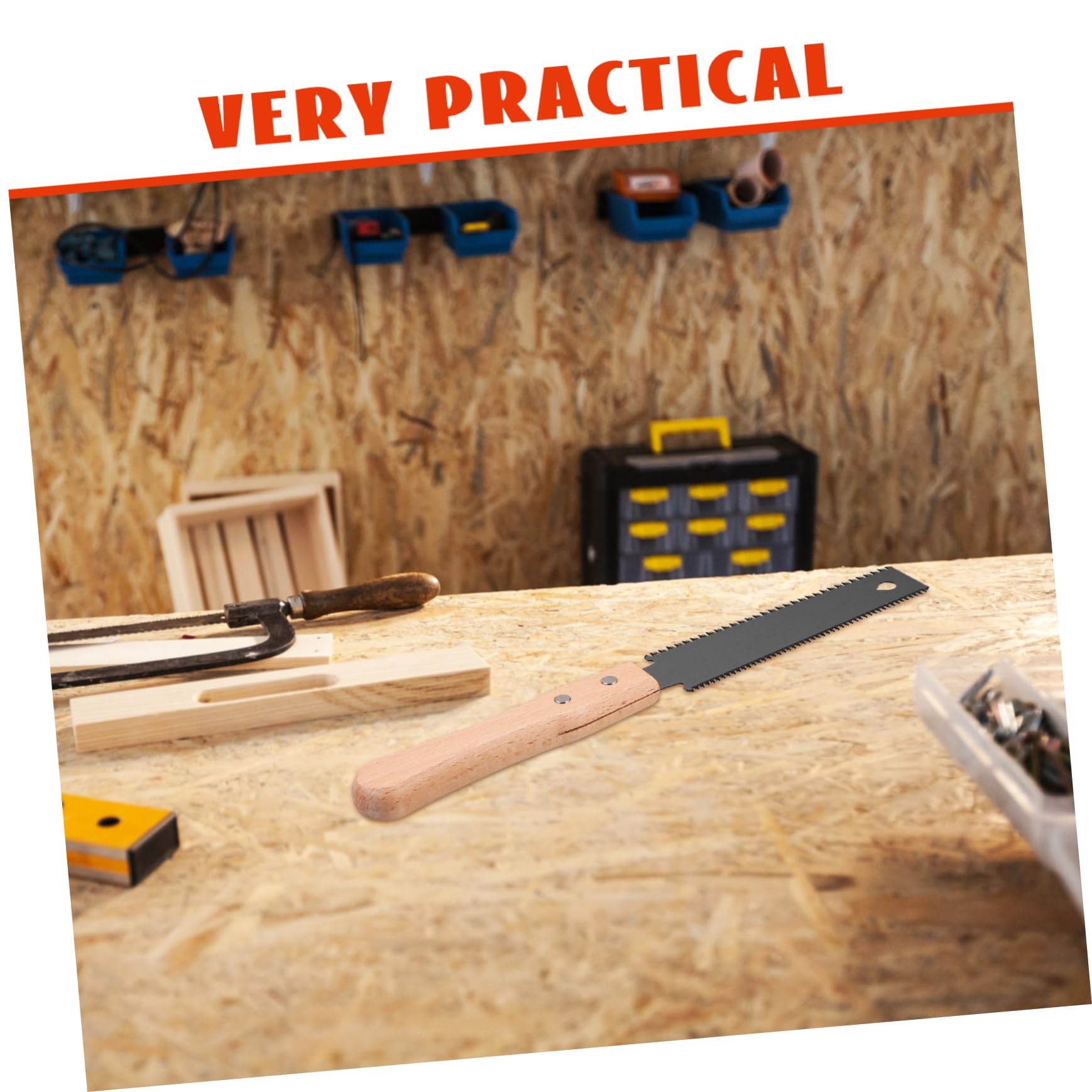 HOUDERCO Versatile Hand Saw for Pruning and Camping Compact Design for Cutting Reinforced Joint for Safety for Gardening and Projects