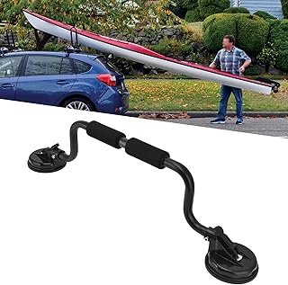 Kayak Loader,Kayak Load Roller Assist Accessory,Kayak Load Assist with Suction Cup Roller Bracket Car Roof Loader for Kayaks and Canoes, Kayak Roller Kayak Lift Assist Kayak Lift Assist Roof Rack