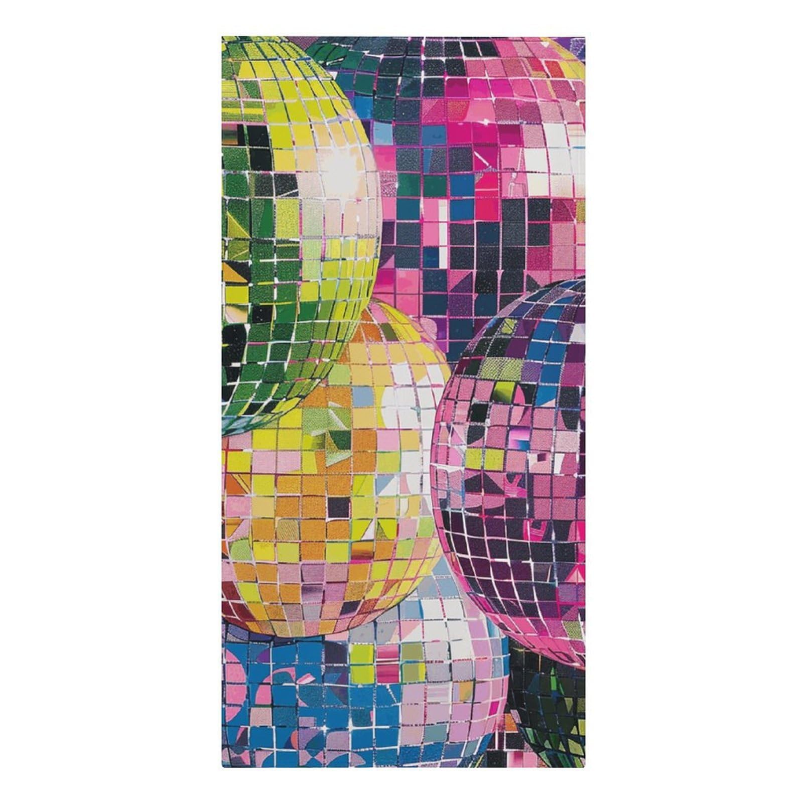 asbwuo Collage Ball Pattern Beach Towels Extra Large Quick Dry Absorbent