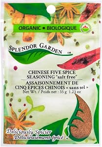 Splendor Garden Organic Chinese Five Spice Seasoning "salt free" - 35 g